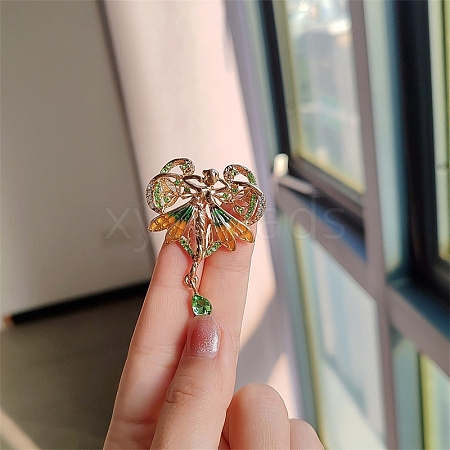 Angel Rhinestone Brooch PW-WG9CE68-01-1