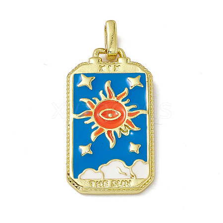 Alloy Enamel Pendants ENAM-D042-01D-1