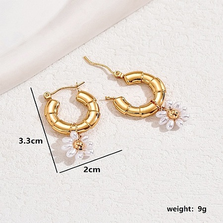 Stainless Steel Hoop Earrings for Women VK1430-1-1