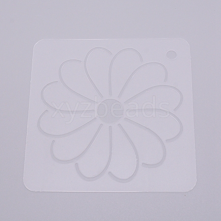 Matte PP Plastic Drawing Scale Template DIY-WH0210-46-1