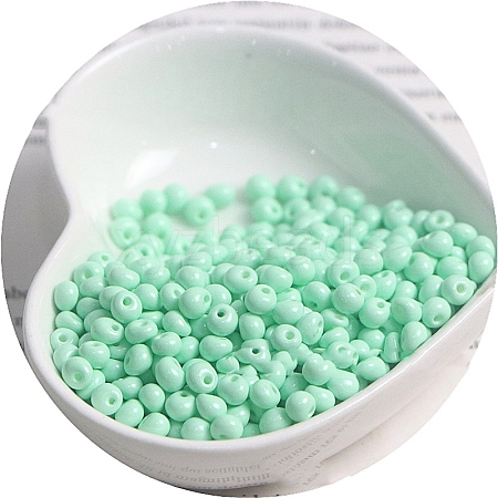 Macaron Baking Paint Glass Seed Beads PW-WGB8861-25-1