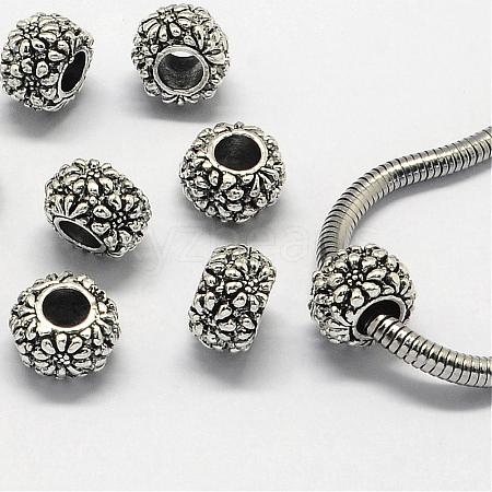 Alloy European Beads PALLOY-S079-120AS-1