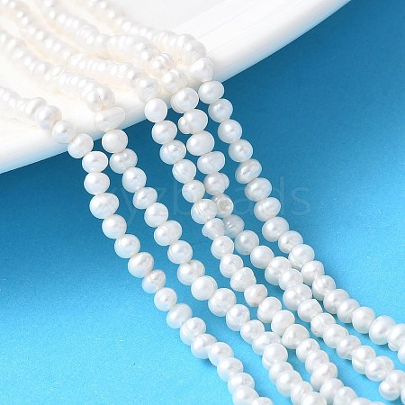 Natural Cultured Freshwater Pearl Beads Strands PEAR-I007-07N-02A-1