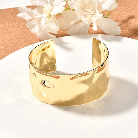 Rack Plating Brass Bangles BJEW-D057-03G-1