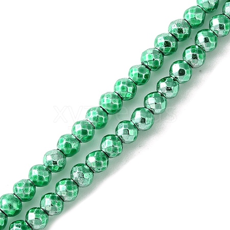 Baking Paint Synthetic Non-Magnetic Hematite Beads Strands G-H020-K01-05-1