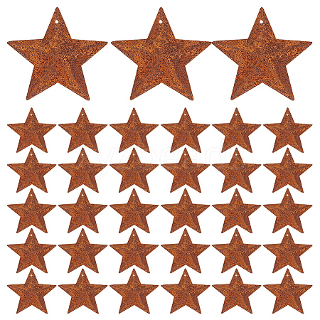 60Pcs Iron Pendants IFIN-GF0001-42B-1