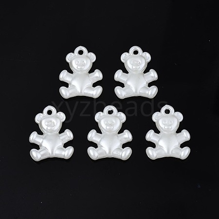 ABS Plastic Imitation Pearl Pendants KY-T023-013B-1