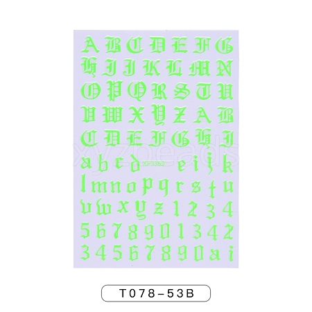 Nail Art Stickers MRMJ-T078-53B-1