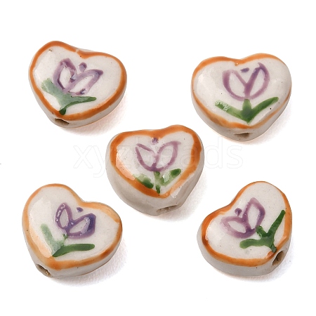 Handmade Porcelain Beads PORC-D011-01B-1