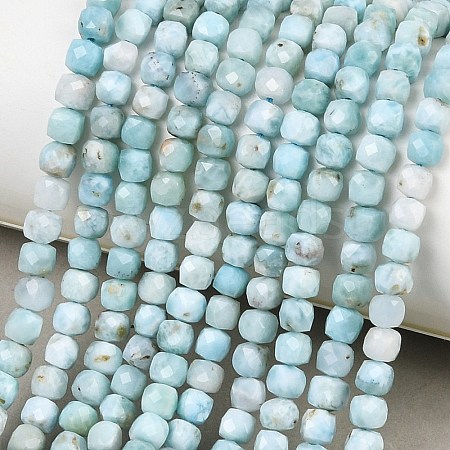 Natural Larimar Beads Strands G-F803-C01-01A-1