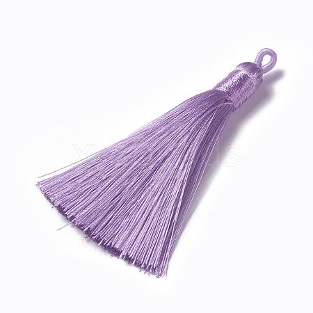 Polyester Tassel Pendants FIND-I009-B21-1