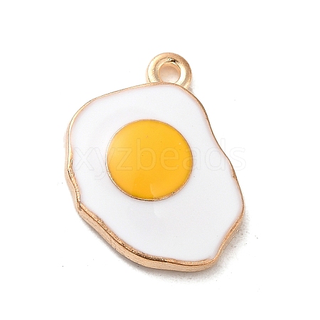 Alloy Enamel Pendants ENAM-E064-28KCG-1