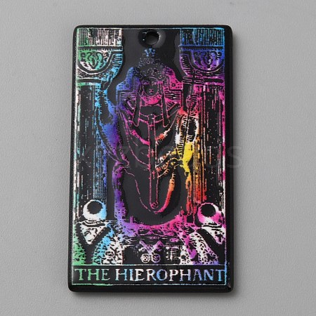 Printed Acrylic Pendants OACR-WH0036-23Q-1