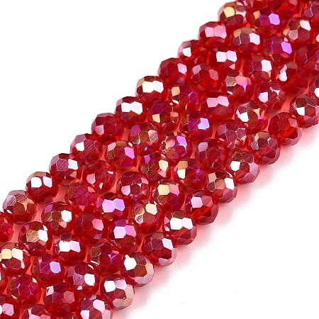 Electroplate Glass Beads Strands LS-EGLA-A044-T4mm-B01-1