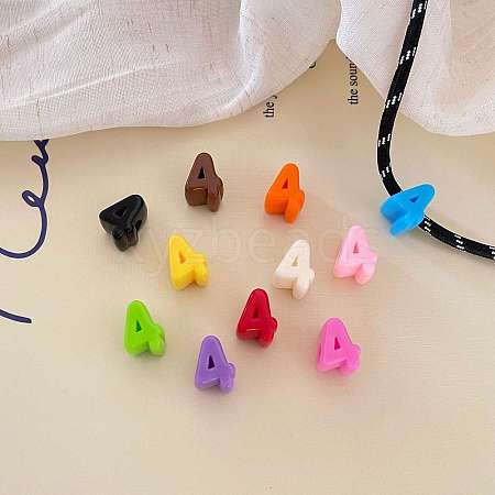 Opaque Acrylic Beads OACR-N163-43E-1