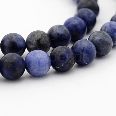 Sodalite Round Bead Strands G-P070-46-10mm-1