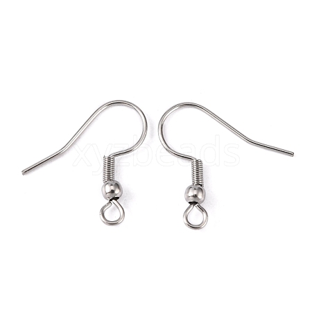 316 Surgical Stainless Steel Earring Hooks X-STAS-O032-01-1