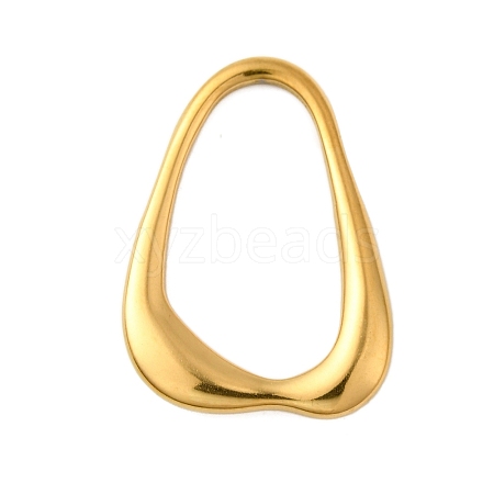 304 Stainless Steel Pendants STAS-V012-02G-1