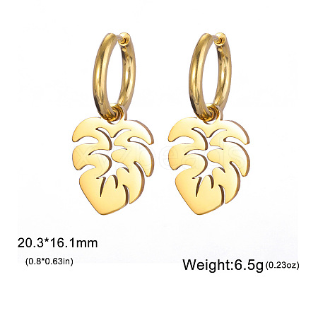304 Stainless Steel Hoop Earrings FS-WG6A0FB-16-1
