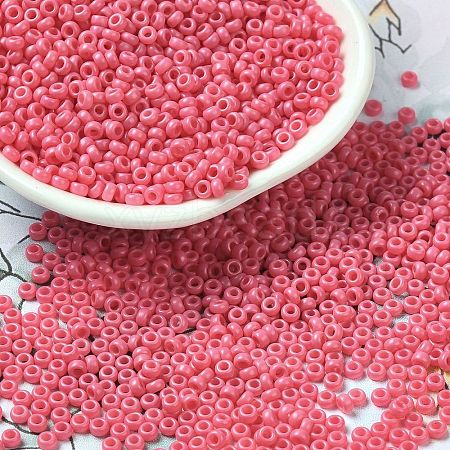 Baking Paint Glass Seed Beads SEED-P006-03A-08-1