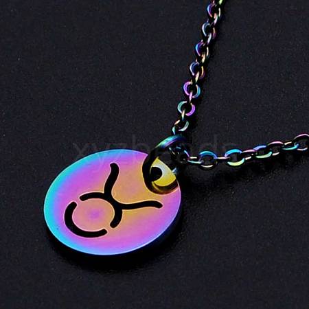 201 Stainless Steel Pendants Necklaces NJEW-S105-JN627-2-1