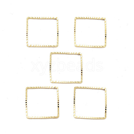Brass Beads Frames KK-M288-01G-E-1