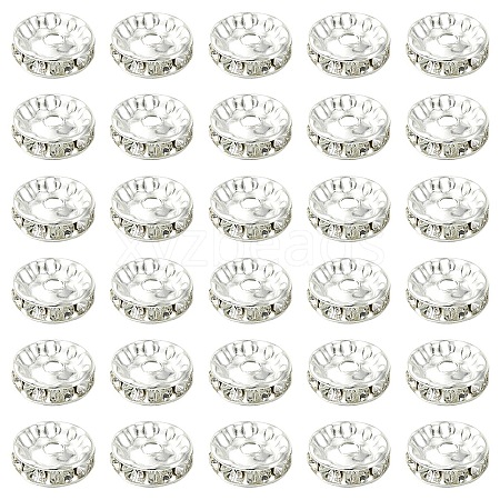 150Pcs 3 Styles Iron Rhinestone Spacer Beads RB-YW0001-13S-1