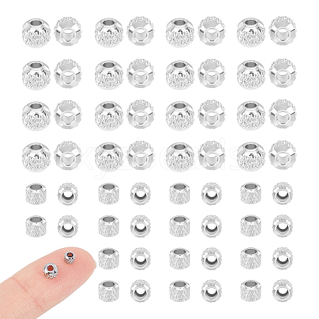 Unicraftale 200Pcs 2 Style 303 Stainless Steel Beads STAS-UN0055-74-1