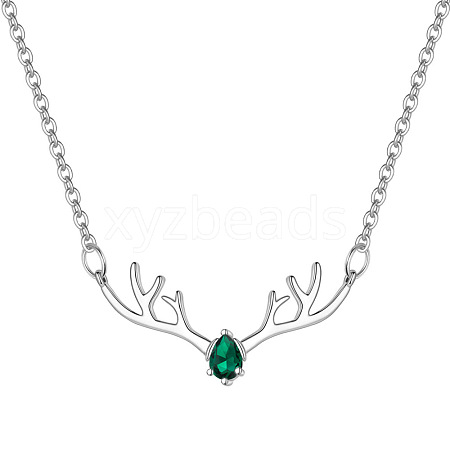 Deer Urn Ashes Pendant Necklace PW-WG78BFC-05-1