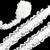 Cotton Pleated Elastic Lace Ribbon OCOR-WH20006-30A-1