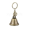 Iron Bell & Hollow Out Alloy Pendant Keychains KEYC-JKC00998-02-1