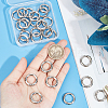 SOFPLATE Zinc Alloy Spring Gate Rings FIND-SP0001-08C-3