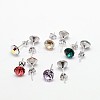 Austrian Crystal Stud Earrings SWARJ-D467-M-1