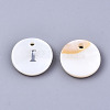 Natural Freshwater Shell Pendants SHEL-Q018-01A-I-P-2