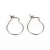 Non-Tarnish 304 Stainless Steel Hoop Earrings STAS-I149-11P-2