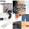 8Pcs 304 Stainless Steel Screw Carabiner Lock Charms STAS-UN0058-40G-6