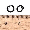 Spray Painted Iron Open Jump Rings IFIN-T017-04C-01-3