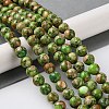 Natural Imperial Jasper Beads Strands G-I122-8mm-27-2