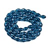 Transparent Glass Beads Strands X-EGLA-N013-T8mm-D25-2