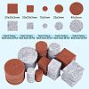 Gorgecraft 200Pcs 10 Style Felt Self-adhesive Pads FIND-GF0003-79-2