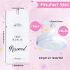 2 Sets Paper Seat Reserved Sign Hanging AJEW-CN0006-22-2