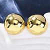 Half Round 304 Stainless Steel Stud Earrings EJEW-A125-80E-G-2