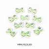 Electroplated Bowknot Resin Cabochons MRMJ-R128-16B-2