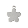 Non-Tarnish 201 Stainless Steel Charms STAS-C108-38P-1