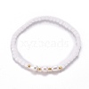 Faceted Glass Bead Stretch Bracelets BJEW-JB05488-02-6