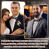 Adjustable Resin Rhinestone Polyester Bow Ties for Men AJEW-WH0472-01B-5