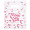 100Pcs Bowknot Thank You Printed Eco-Friendly Reusable Bags ABAG-SP0001-61A-A-1
