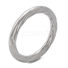 Twist 304 Stainless Steel Bangles for Women BJEW-S161-06P-4