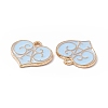 Alloy Enamel Pendants ENAM-H039-03G-B-2