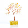 Natural Yellow Quartz Chips Tree of Life Decorations PW-WG61E79-01-1